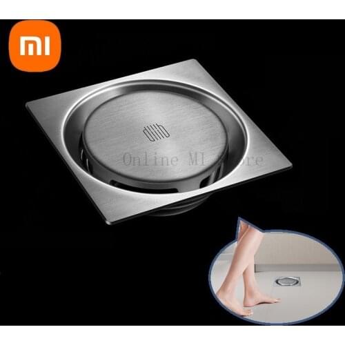 Xiaimi Diiib Floor Drain Deodorant Proof 304 Stainless Steel Swirling Drainage Kitchen Bathroom Anti-blocking Filter Drain Tools