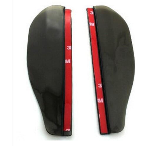 Car Styling PVC Car Rear View Mirror Sticker Rain Eyebrow For SsangYong Actyon Turismo Rodius Rexton Korando For KIA RIO Ceed