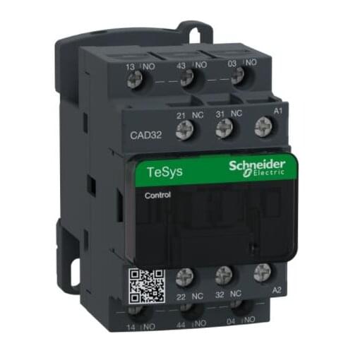 CAD32 CAD32...C CAD32F7C CAD32F7 TeSys D control relay - 3 NO + 2 NC