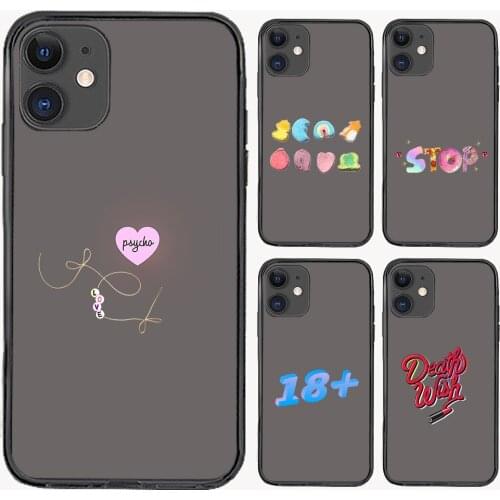 Lovely Text Shiny For iPhone 11 Case 6 Mini Pro XS Max X XR 11 8 Plus Luxur Soft TPU Airbag Cover 12Pro 11Pro 12Mini