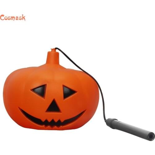 Cosmask Colorful bright orange pumpkin lantern Halloween LED lights indoor and outdoor gifts