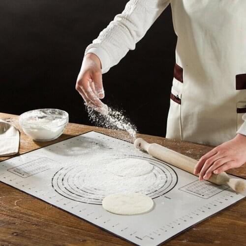 Eco-Friendly Silicone Dough Baking Mat Kitchen Tools For Rolling Dough Pad Non-stick Oven Patisserie Baking Accessories Gadget