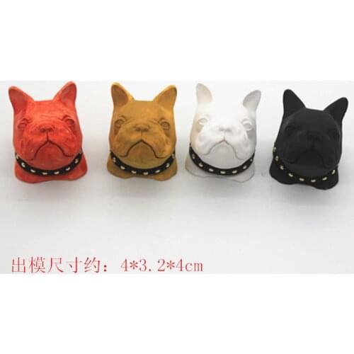 French Bulldog Gypsum Incense Silicone Model Car Vent C951