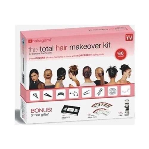 Hairagami Hair Styling Set Hair Clip Set for Total Hair Makeover Kit