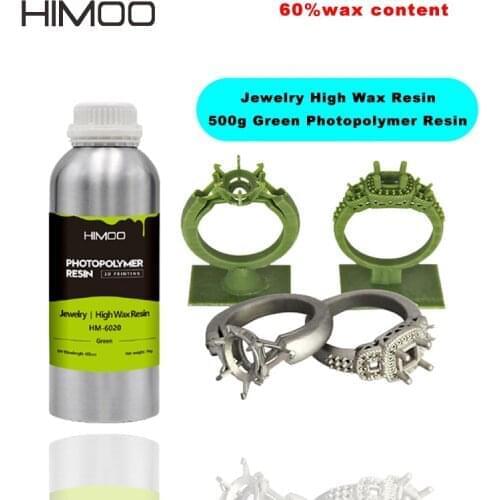 Himoo High Wax High Strength for Resin 3D Printer Cleaning Nova3D Longer High Wax Photosensitive Resin