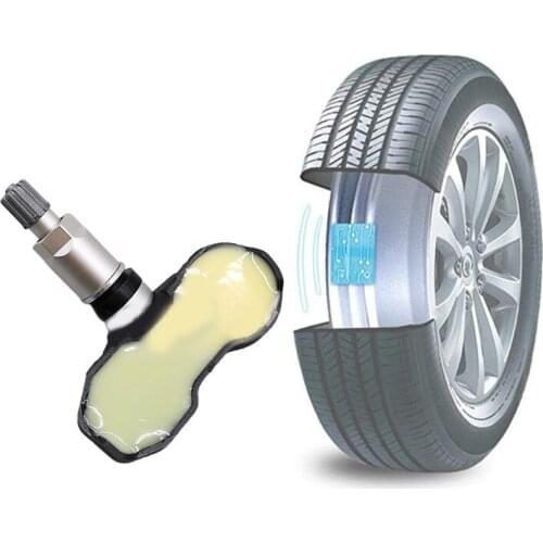 Compact TPMS Tire Pressure Sensor Monitor 3AA907275B 3AA907275 4 Pieces Durable Equipment Compatible with V olkswagen 23GC