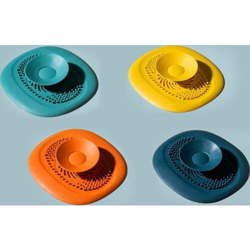 Square Shower Drain Hair Catcher Household Kitchen Sink Filter Bathroom Shower Drain Stopper Floor Drain Cover Sink for and