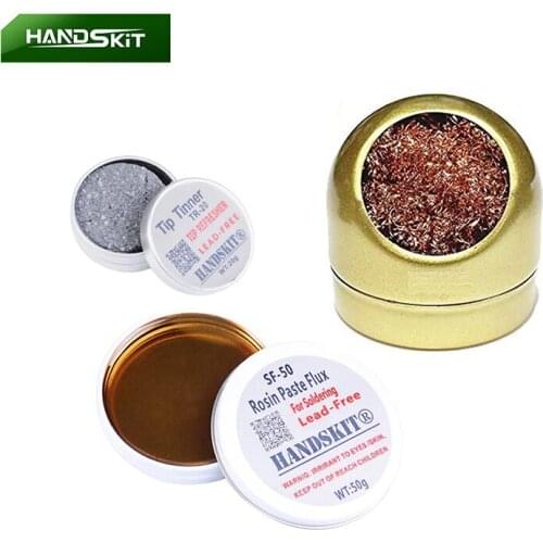 Handskit Soldering Iron Refresher Solder Pure Flux/Paste Soldering Iron Tip Cleaner Head Resurrection for Soldering Iron Tool
