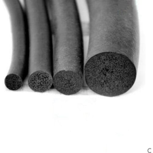 NEW 8- 16mm diameter round oil resistance abrasion resistance EPDM rubber foaming sealing strip