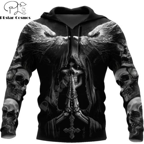 Autumn Fashion Hoodies Fenrir Viking Skull Tattoo 3D All Over Printed Mens Sweatshirt Unisex Zip Pullover Casual Jacket DW0364