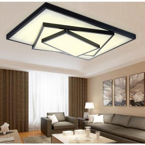 Luxury modern led ceiling lamp living room bedroom study home indoor lighting dimming ceiling light