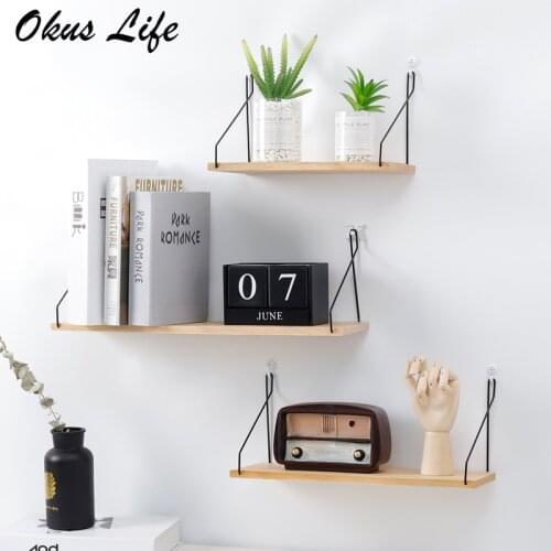 S/M/L Nordic Colorful Wood Storage Shelves Adult Kids Room Wooden Decorative Shelf Book Craft Shelf for Bedroom Home Decoration