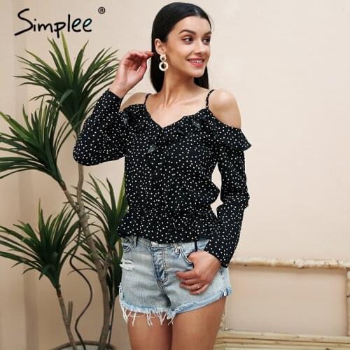 SIMPLEE Burgundy Blouses China