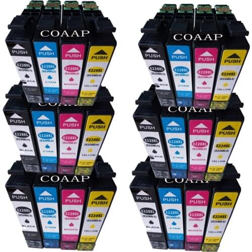 24 x T220XL Compatible Ink Cartridges for Epson Workforce 2630 2650 2660 WF-2630 WF-2650 WF-2660 Printer