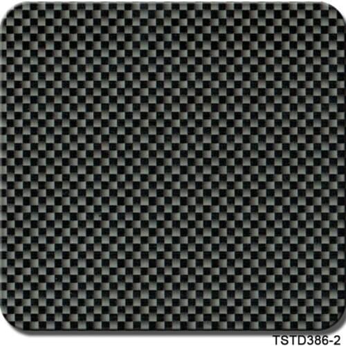 TSA386-2 1M*10M Carbon Fiber Pattern Hydrographic Film Width Water Transfer Printing Films