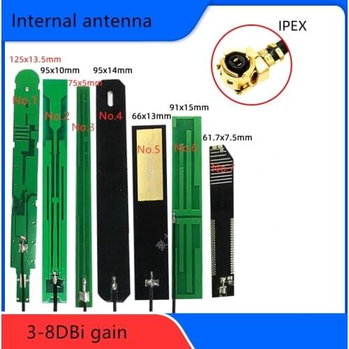 In stock!15cm internal antenna PCB 2G 3G 4G GSM GPRS full frequency IPEX connector 5BDi-8DBi high gain for EP06-E EC25-AF EC25-E