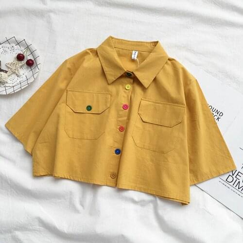 VOOCIEC Linen Blouses