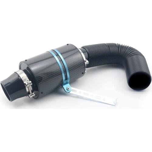 High Quality 8pcs/Set Universal 3" Car Cold Air Filter Intake Induction Pipe Hose Kit W/O Fan Replacement