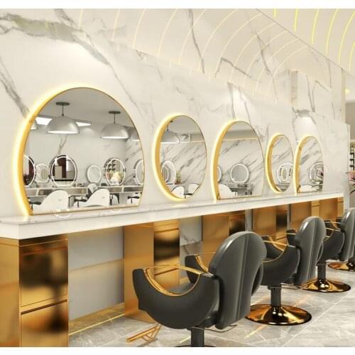 Barbershop mirror, hair salon, hairdressing mirror, hairdressing mirror, hairdressing mirror, hairdressing mirror