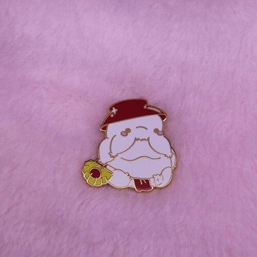 Radish Spirit badge from Spirited Away Studio Ghibli anime lover gift