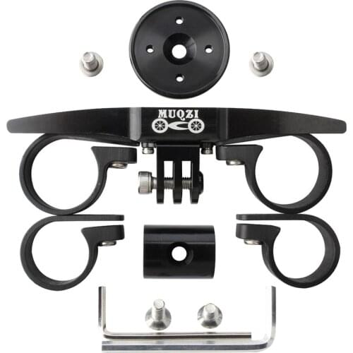 1 Set Bicycle Computer Mount Handlebar Adapter 22.2/25.4mm with Wrench