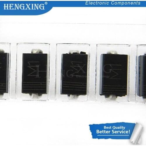 100pcs/lot 1N4001 IN4001 M1 SMD 1A 50V Rectifier Diode new original In Stock