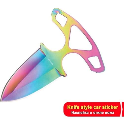 17cm Car Stickers for CSGO Knife Skin Graphics Waterproof Decals Fashion Vinyl Decal Laptop Scratch-Proof Decoration