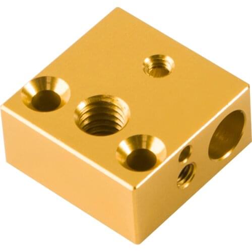 2/4pcs MK7 MK8 20*20*10MM Aluminium Heater Block Head Hot End Heating For creatity CR-10/CR-10S pro S4 S5 Ender-3/4/5 3d printer