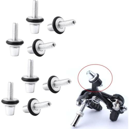 8Pcs/Lot Replacement Road Bike Brake Caliper Adjustment Screws / Fixing Bolts M6 - Fixie Road Bicycle Fitting Aluminum Alloy