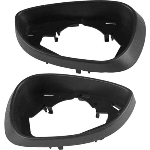 Car Side Door Wind Rearview Mirror Cover Frame for Ford Fiesta MK7 2009-2017