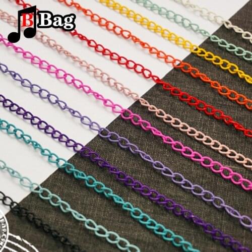 Candy Colors Ita Bag Chain Accessories Jk Extension Chain Pendant Chain DIY Bag Chain Hanging Chain for Ita Bag
