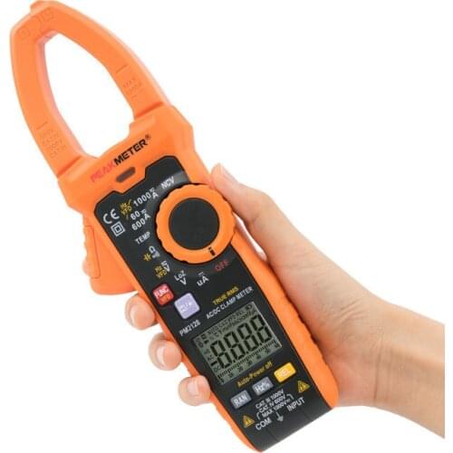 PM2128/PM2128S Digital Clamp meter AC/ DC Multimeter Auto Voltage Resistance Capacitance Current Voltmeter Ammeter megometer