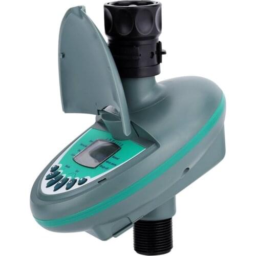 Battery Powered Digital Hose End Irrigation Watering Timer Clamshell Single Station with LCD Display -10m 10Drip