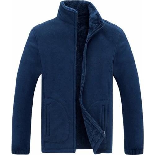 Fleece Jackets Men Outdoor Sports Climbing Trekking Camping Hiking Windbreaker Warm Coats Plus Size 7XL 8XL Thermal Sweatshirts