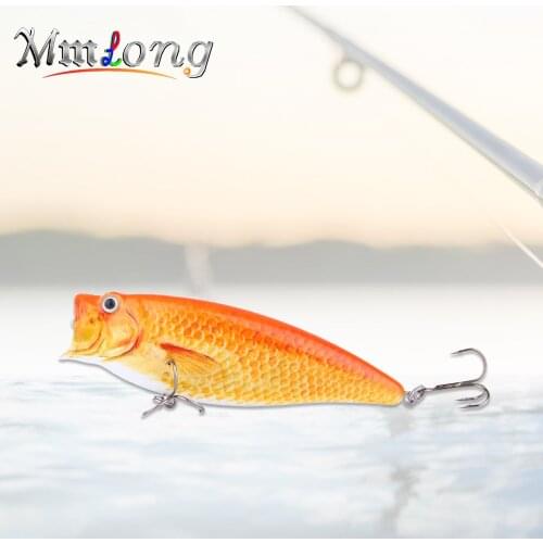 Mmlong 9.5cm Hard Popper Artificial Fishing Lure AH05 18.5g Lifelike Crankbaits Fishing Tackle Floating Wobbler minnow Swimbait