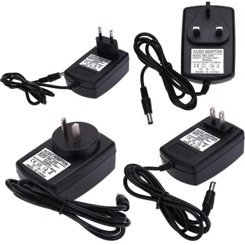 NI5L AU/EU/UK/US Plug DC24V 0.5A Adapter AC 100V-240V to DC 24V Converter Power Supply Adapter
