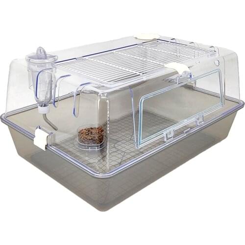 Panoramic Transparent Hamster Cage Candy Landscape Cage Advanced Djungarian Hamster Large Villa 55 Basic Cage Small Twin