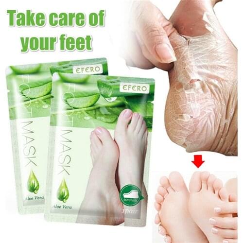 Foot Patch Feet Mask Moisturizing Soften Cuticles Remove Dead Skin Anti Crack Heel Natural Plant Extracts Foot Care Masks