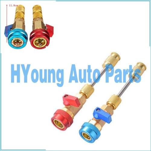 Car A/C Air Conditioning Refrigeration R134A R12 Connector Adapter Hose