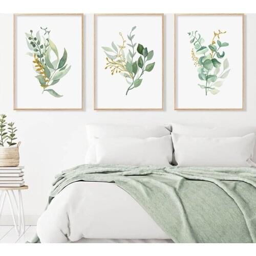 Palm Leaf Poster Monstera Canvas Painting Nordic Wall Art Print Plant Modern Picture For Living Room On The Wall Home Decor