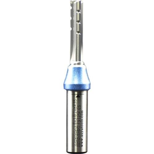 3 Flutes Straight Router Bits Chip Breaking Wood Slotted Blade Metric Flute MDF Milling Cutter - 12.7mm 1/2" Shank Arden