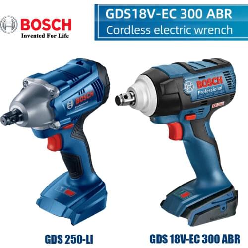 Bosch GDS 18V-EC 300 ABR Cordless Electric Wrench Driver Lithium Screwdriver Screwdriver Brushless ,bare metal version 300 Nm