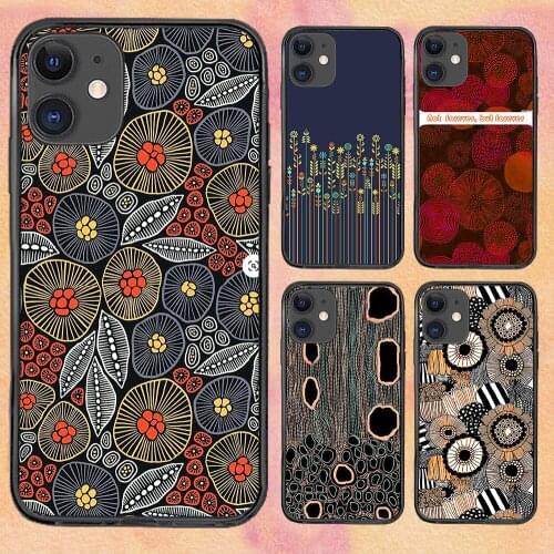 Flower Leaves Texture For iPhone 11 Case 6 Mini Pro XS Max X XR 6 12 Plus Luxur Soft TPU Airbag Cover 12Pro 11Pro 12Mini