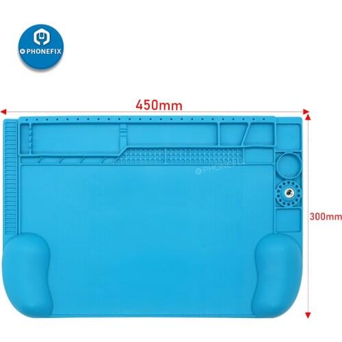 Heat-resistant Soldering Silicone Pad Heat ESD Insulation Mat for Mobile Phone Maintenance Phone Repair Tool Platform