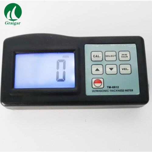 TM8812 Ultrasonic Thickness Tester Measurement (1.2-225mm,0.05- 8 inch) Thickness Gauge