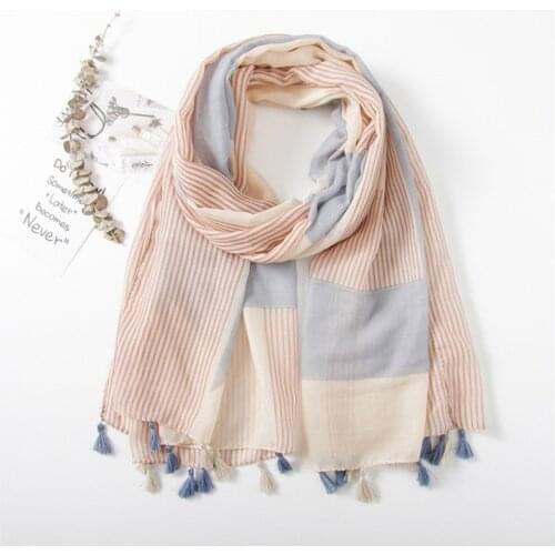Women Viscose Hijab Scarf Winter Warm Soft Fashion Design Head scarf Neckwear Large Shawl Wrap