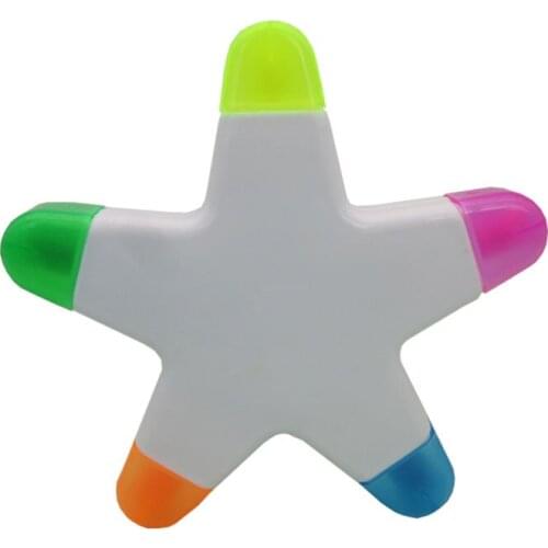 2Pcs/lot Colored highlighter pen Novelty DIY scrawl drawing highlighter markers school supplies Korean stationery for kids gift