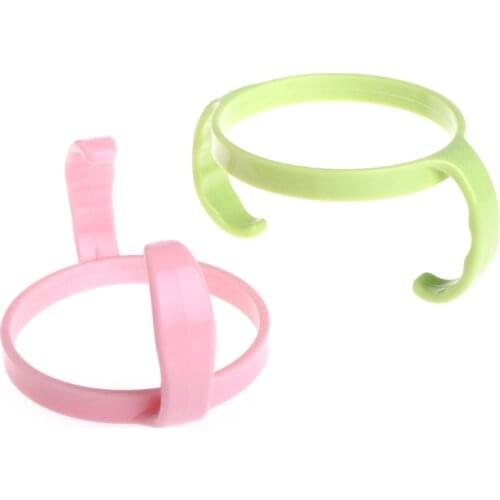 2pcs Baby Feeding Bottle Trainer Easy Grip Plastic Handles Holder for Comotomo