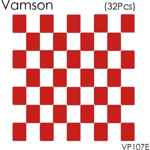 Vamson 32pcs Red VHB Adhesive Sticker Flat Double Side Adhesive Tape For Gopro hero 5 4 3+ 2 SJ4000 Helmet Mount VP107E