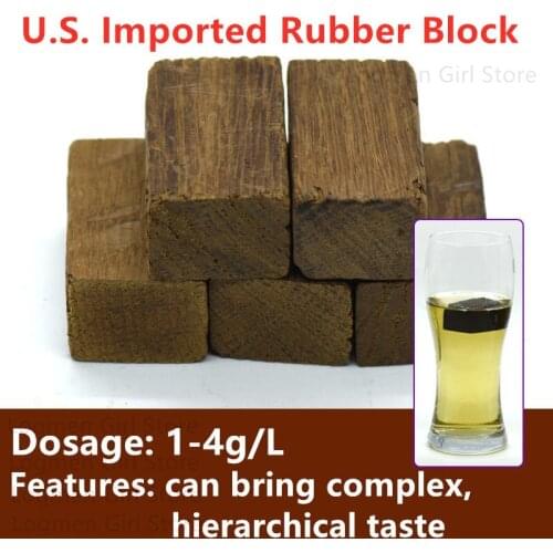 50g/100g/1kg Imported Self-brewed Wine Special Oak Block Brandy Whiskey Flavoring Wine Making Tool Instead Of Oak Wine Barrel